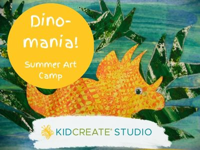 Dino-mania Summer Art Camp (4-7 years)
